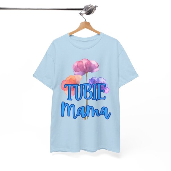 Tubie Mama Floral Unisex Heavy Cotton Tee - Image 169