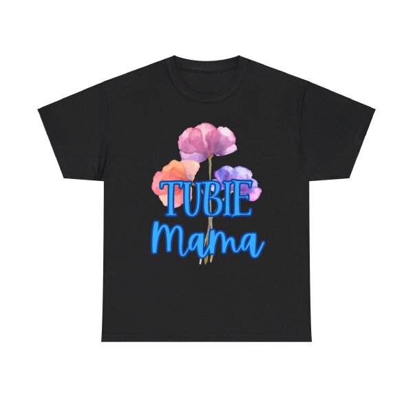 Tubie Mama Floral Unisex Heavy Cotton Tee - Image 55