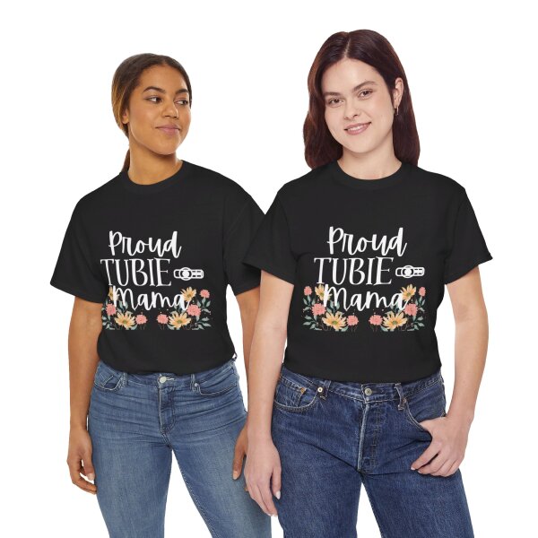 Proud Tubie Mama Unisex Heavy Cotton Tee - Image 52