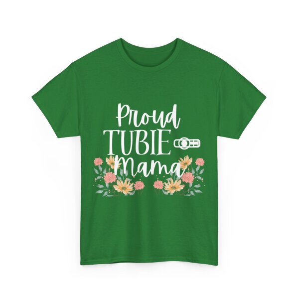 Proud Tubie Mama Unisex Heavy Cotton Tee - Image 84