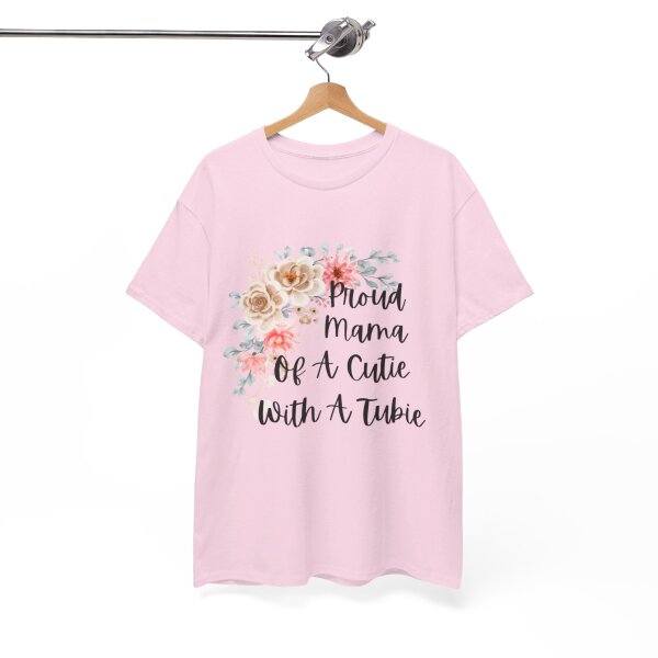 Proud Mama Of A Cutie With a Tubie Unisex Heavy Cotton Tee - Image 7