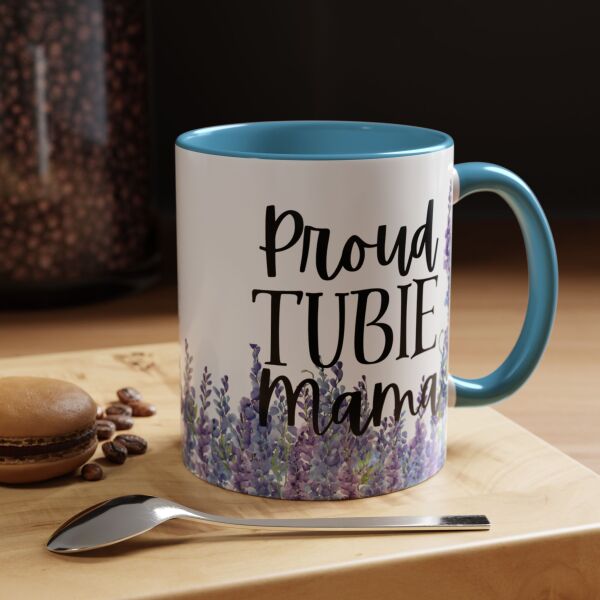 Proud Tubie Mama Accent Coffee Mug (11, 15oz) - Image 47