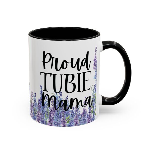 Proud Tubie Mama Accent Coffee Mug (11, 15oz) - Image 8