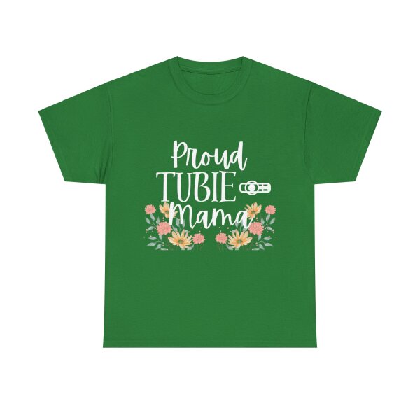 Proud Tubie Mama Unisex Heavy Cotton Tee - Image 82