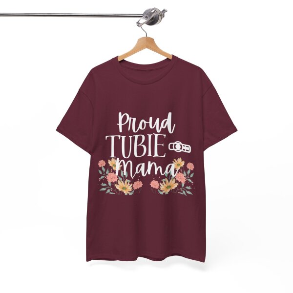 Proud Tubie Mama Unisex Heavy Cotton Tee - Image 61