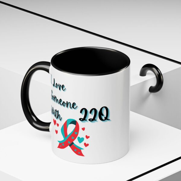 I Love Someone With 22q Accent Coffee Mug (11, 15oz) - Image 12