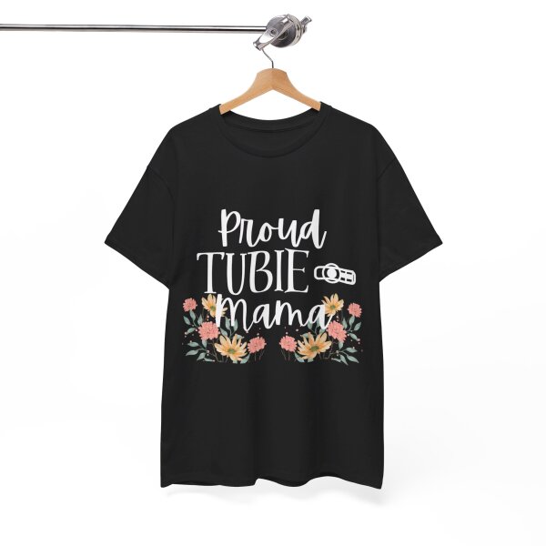 Proud Tubie Mama Unisex Heavy Cotton Tee - Image 34