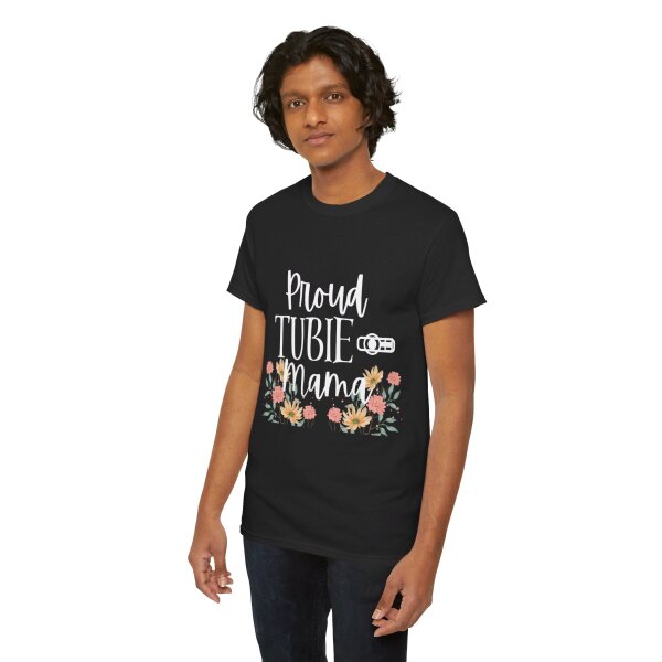 Proud Tubie Mama Unisex Heavy Cotton Tee - Image 46