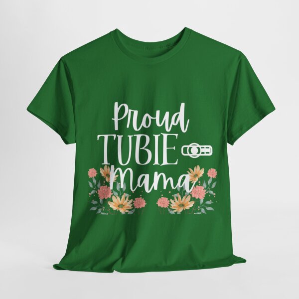 Proud Tubie Mama Unisex Heavy Cotton Tee - Image 87