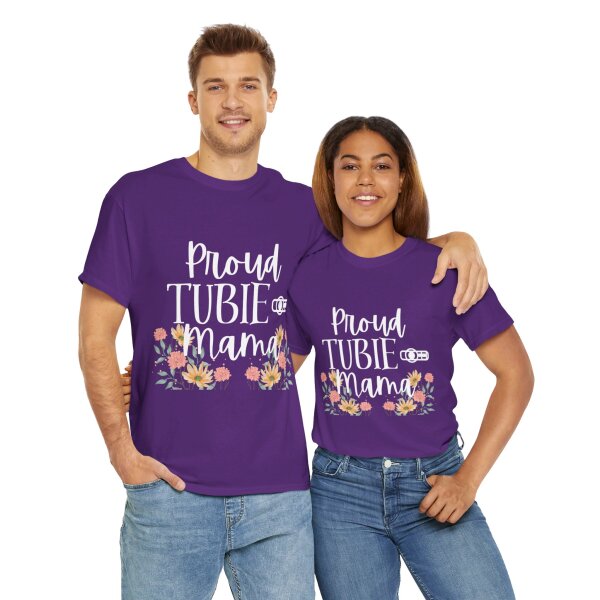 Proud Tubie Mama Unisex Heavy Cotton Tee - Image 24