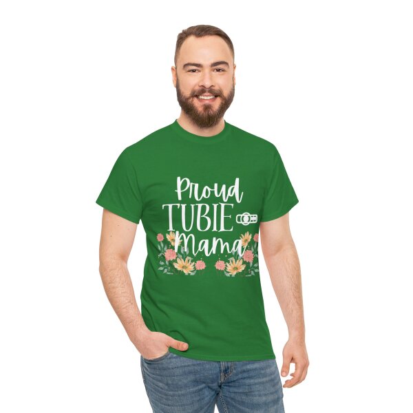 Proud Tubie Mama Unisex Heavy Cotton Tee - Image 94