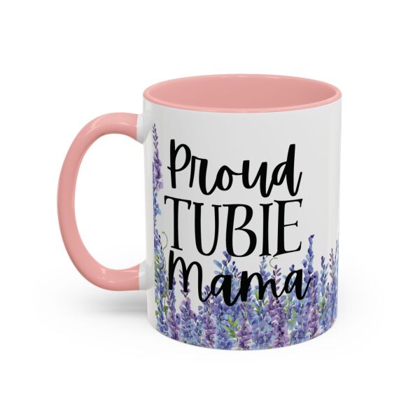 Proud Tubie Mama Accent Coffee Mug (11, 15oz) - Image 21