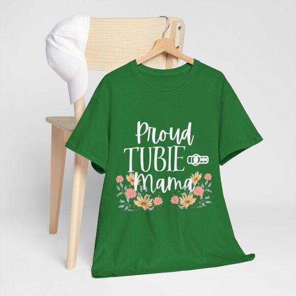 Proud Tubie Mama Unisex Heavy Cotton Tee - Image 89