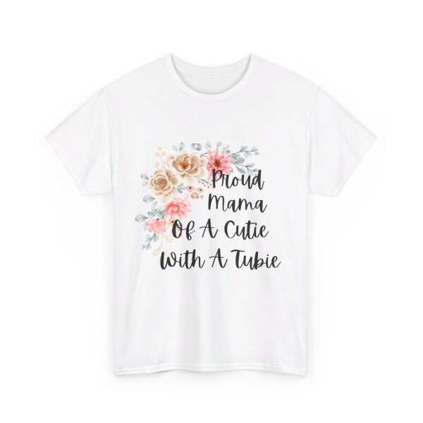 Proud Mama Of A Cutie With a Tubie Unisex Heavy Cotton Tee - Image 30