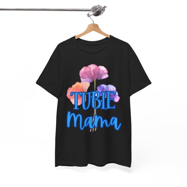 Tubie Mama Floral Unisex Heavy Cotton Tee - Image 61