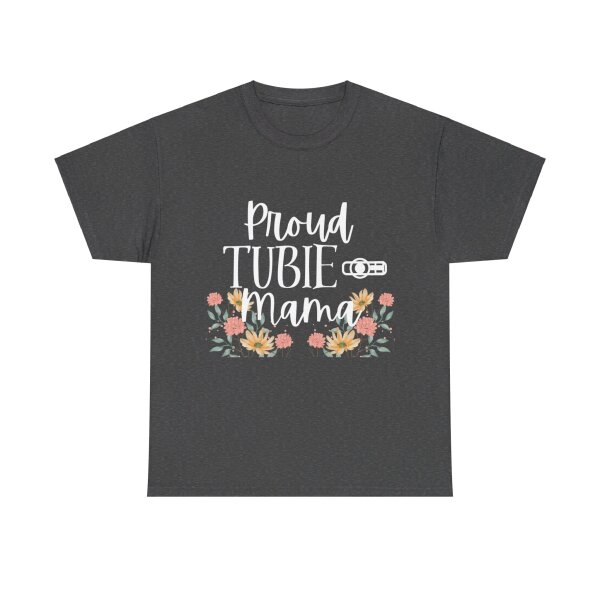 Proud Tubie Mama Unisex Heavy Cotton Tee - Image 109