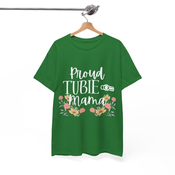 Proud Tubie Mama Unisex Heavy Cotton Tee - Image 88