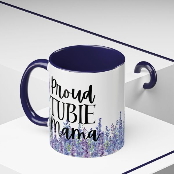 Proud Tubie Mama Accent Coffee Mug (11, 15oz) - Image 18